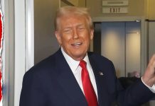 Watch Trump Crack up Reporters as Air Force One Hits Turbulence