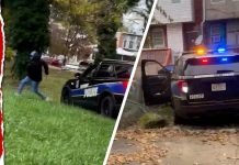 Watch Unhinged Baltimore Cop Seemingly Try to Mow Down Civilian Before Crashing