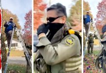 Charlotte Woman Captures Border Patrol Agents Questioning Garden Workers in Her Yard