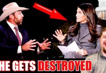MAGA cowboy REFUSES to take any CRAP from a clown like Kaitlan Collins