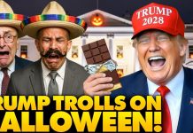 Trump TROLLS Trick-or-Treaters With Iconic Prank at White House Halloween: ‘He Did it Again’