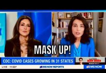 LOL, MSNOW guest wants you to start wearing a MASK like she still does!