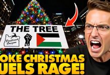 Muslims Take Over Woke Portland Christmas Tree Lighting, Force Christians to Chant ‘Free Palestine’