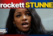 Crockett STUNNED into word salad after JD Vance calls her fake during historic speech at TPUSA
