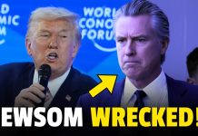 Gavin Newsom GETS BOOTED From Speaking After Trump EXPOSES His FAILURES at World Economic Forum