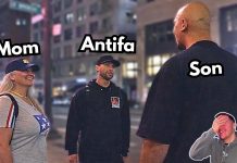 Antifa Bully Harasses Woman, Then Her SON Shows Up…