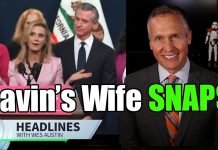 Gavin Newsom’s Wife SNAPS at Reporters During Press Conference, Completely Emasculates Him