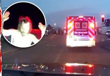 Naked Man Hijacks Ambulance, Sparks 40-Minute High-Speed Police Chase
