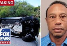 BREAKING: Tiger Woods’ mugshot released after golf legend crawls from overturned car, report says