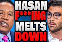 Woke Hasan Piker LOSES IT On LIVE TV After Larry Elder DESTROYS Him In Debate