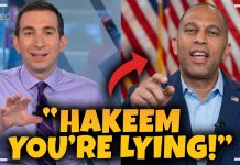 Hakeem Jeffries RAGE QUITS CNBC Interview