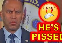Hakeem Jeffries LOSES CONTROL at Yesterday’s Press Conference…..