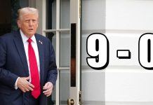 Trump walks out with a 9-0 VICTORY.