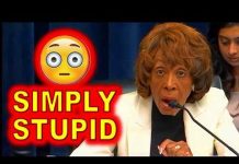 Maxine Waters Gets CONFUSED in Congress Yesterday and Looks DUMB…..
