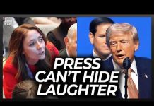 Trump Makes Press Laugh w/ Reaction to MSNOW Question