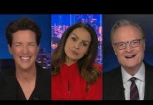 Maddow and Lawrence Giddy about Trump Assassination Plot